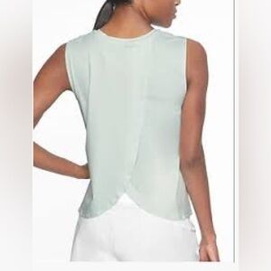 Athleta Light Green Sleeveless Tank Top